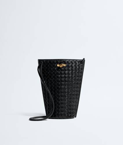 Women's Kiss Kiss Phone Bucket in Black Bottega Veneta Greece EN - Image 1