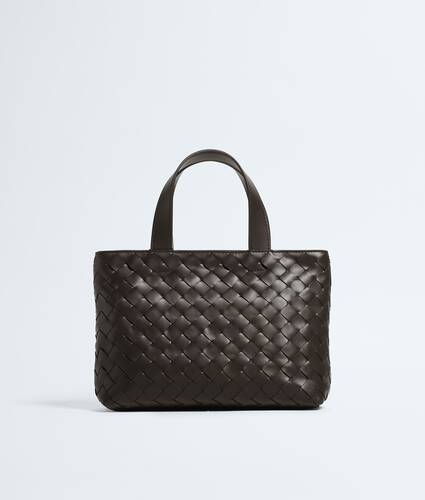 Men's Mini Intrecciato Zipped Tote in Fondant Bottega Veneta Malta EN - Image 1