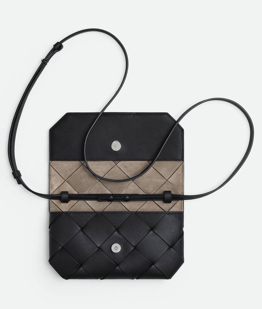 Men's Diago Phone Pouch in Black Bottega Veneta United States EN - Image 3