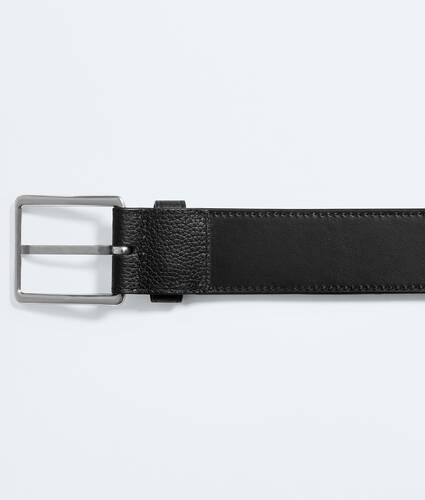 Men's Intrecciato Taurillon Belt in Black Bottega Veneta Lithuania EN - Image 5