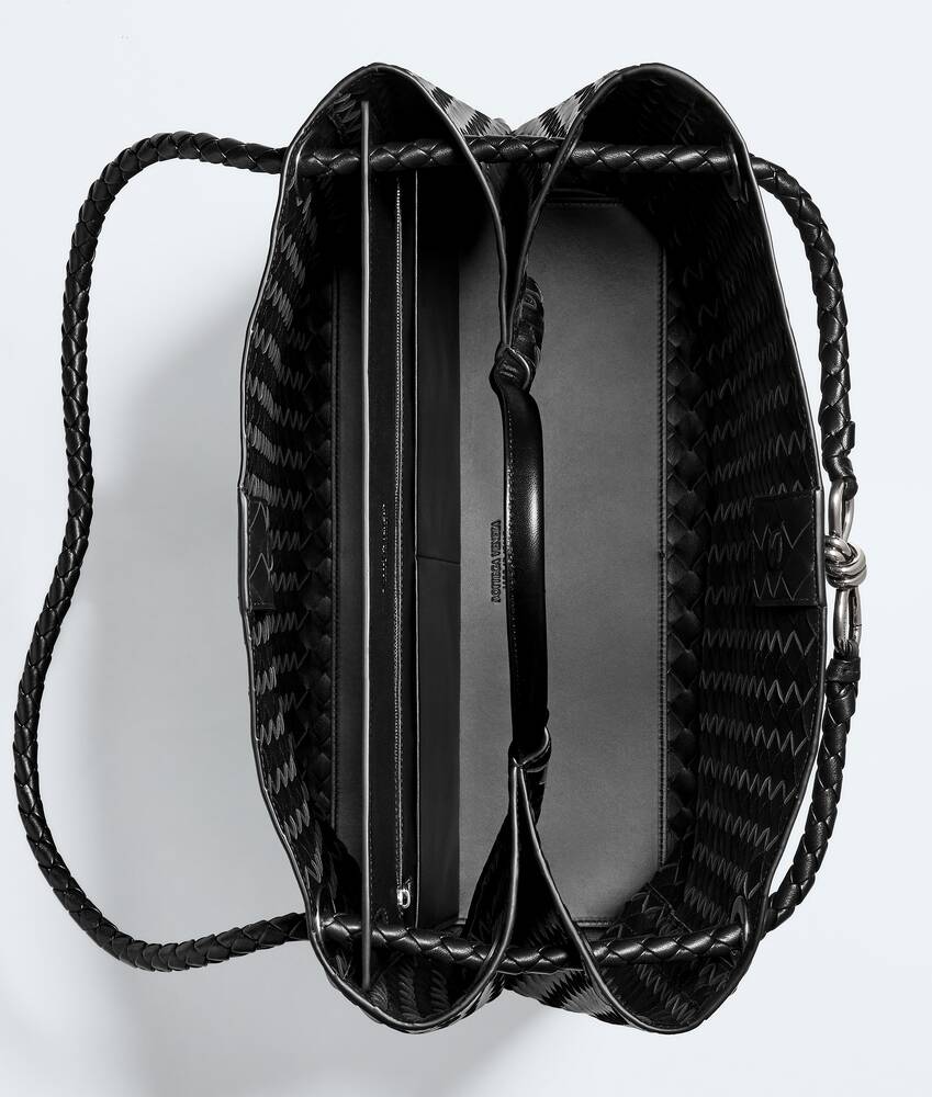 Women's Large Andiamo in Black Bottega Veneta United Kingdom EN - Image 3