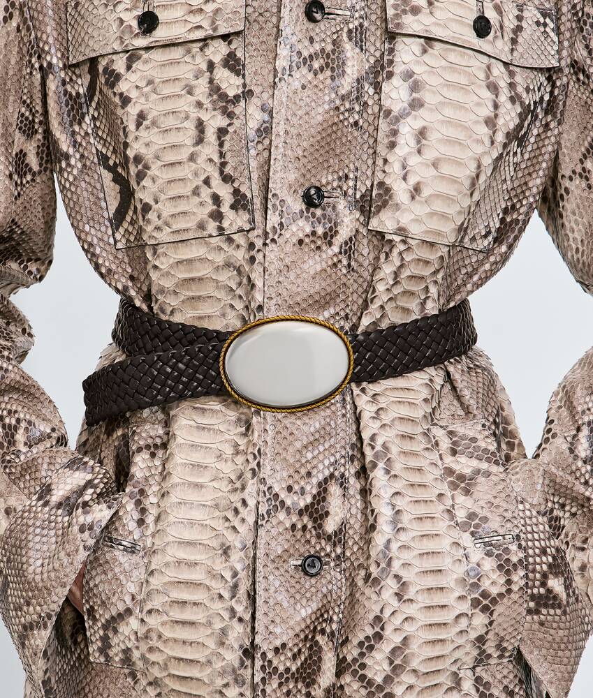 Cintur&oacute;n Medal para Mujer en Espresso Bottega Veneta M&eacute;xico ES - Image 2
