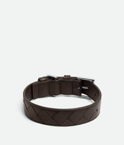 Medium Intrecciato Dog Collar