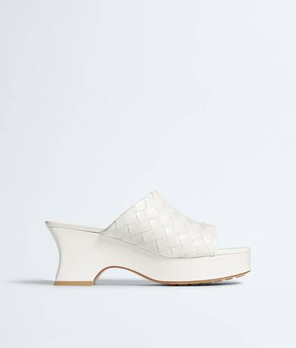 Women's Rosita Wedge Mule in Alabaster Bottega Veneta Slovakia EN - Image 1