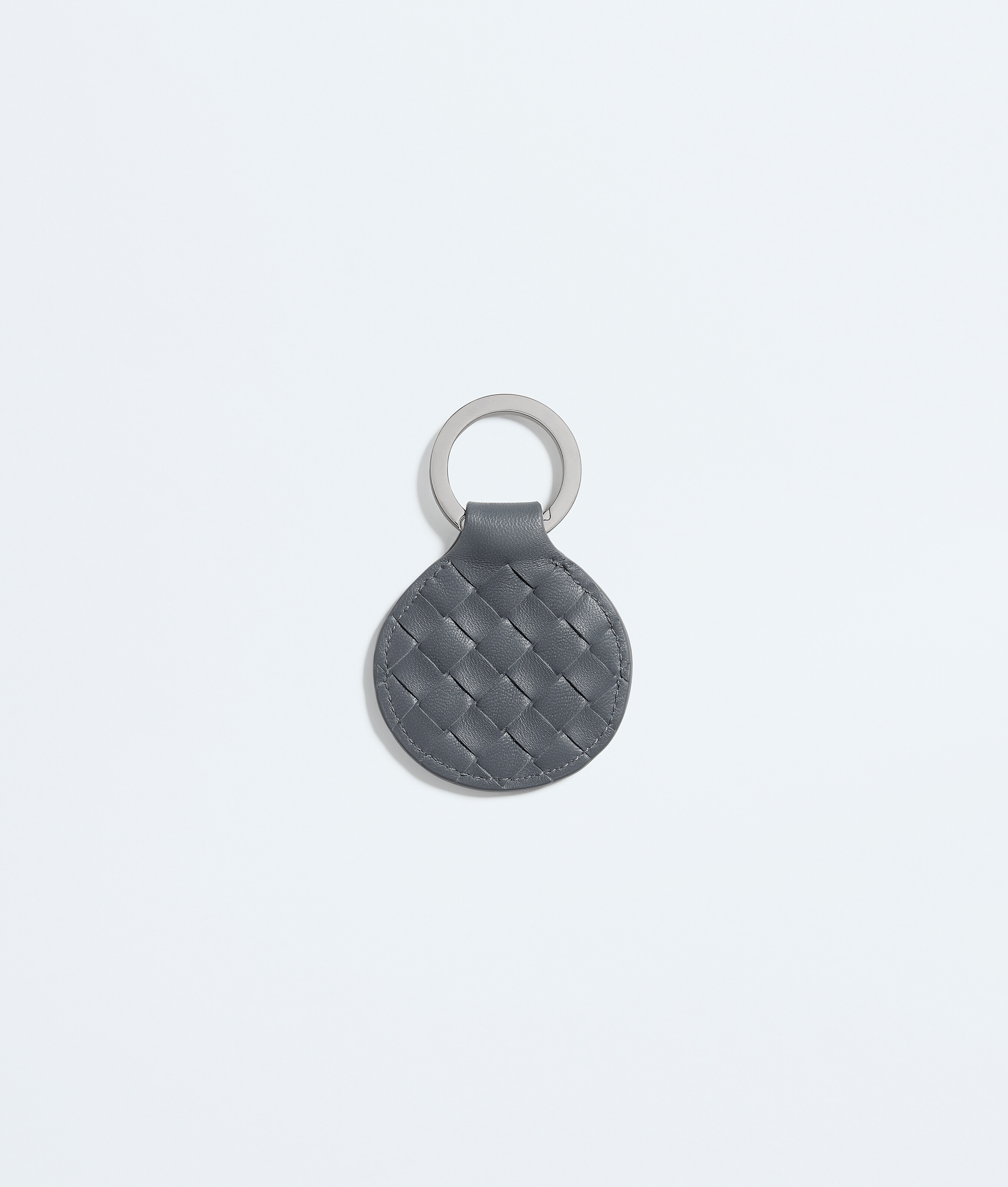 Men's Intrecciato Piccolo Round Key Ring in Thunder Bottega Veneta Belgium EN - Image 2