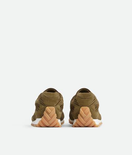 Sneaker Orbit da Donna in Olive oil Bottega Veneta Italia IT - Image 4