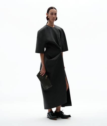 Ela's Pouch Boat Andiamo em Bark green Bottega Veneta Brasil PT - Image 5