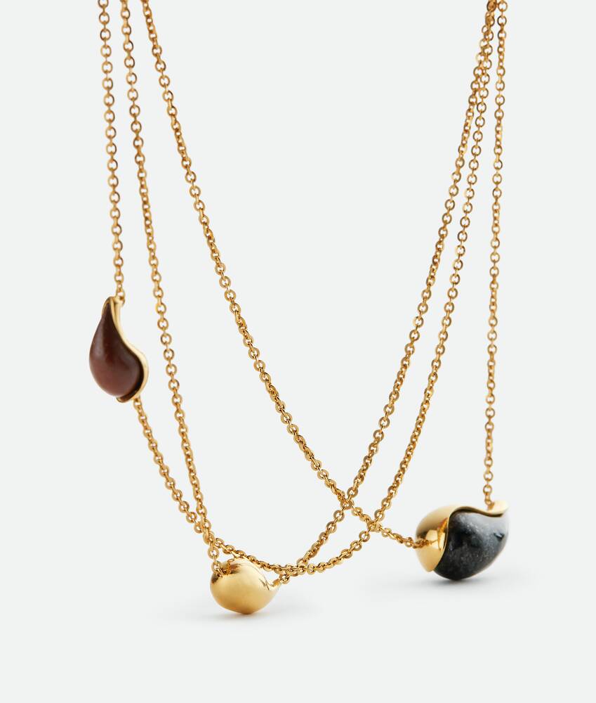 大きな商品イメージを表示する 3 - ドロップ マーブル ネックレス