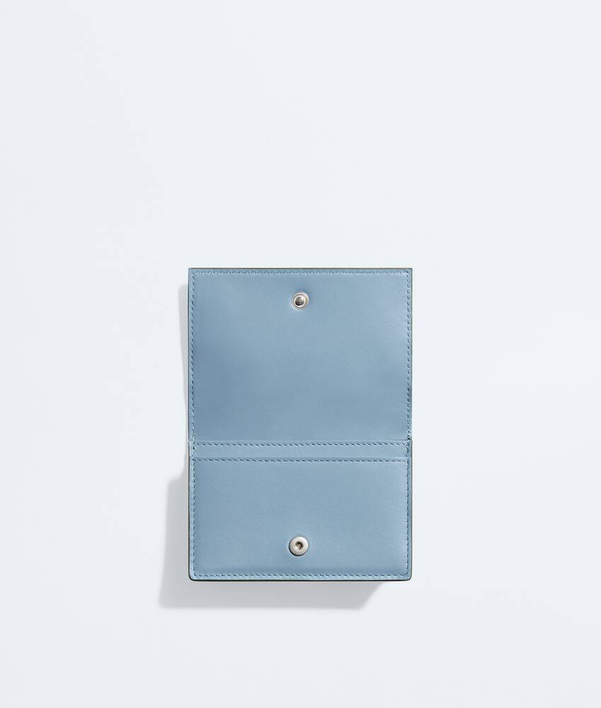 Men's Intrecciato Business Card Case in Green tweed/mineral Bottega Veneta Estonia EN - Image 2