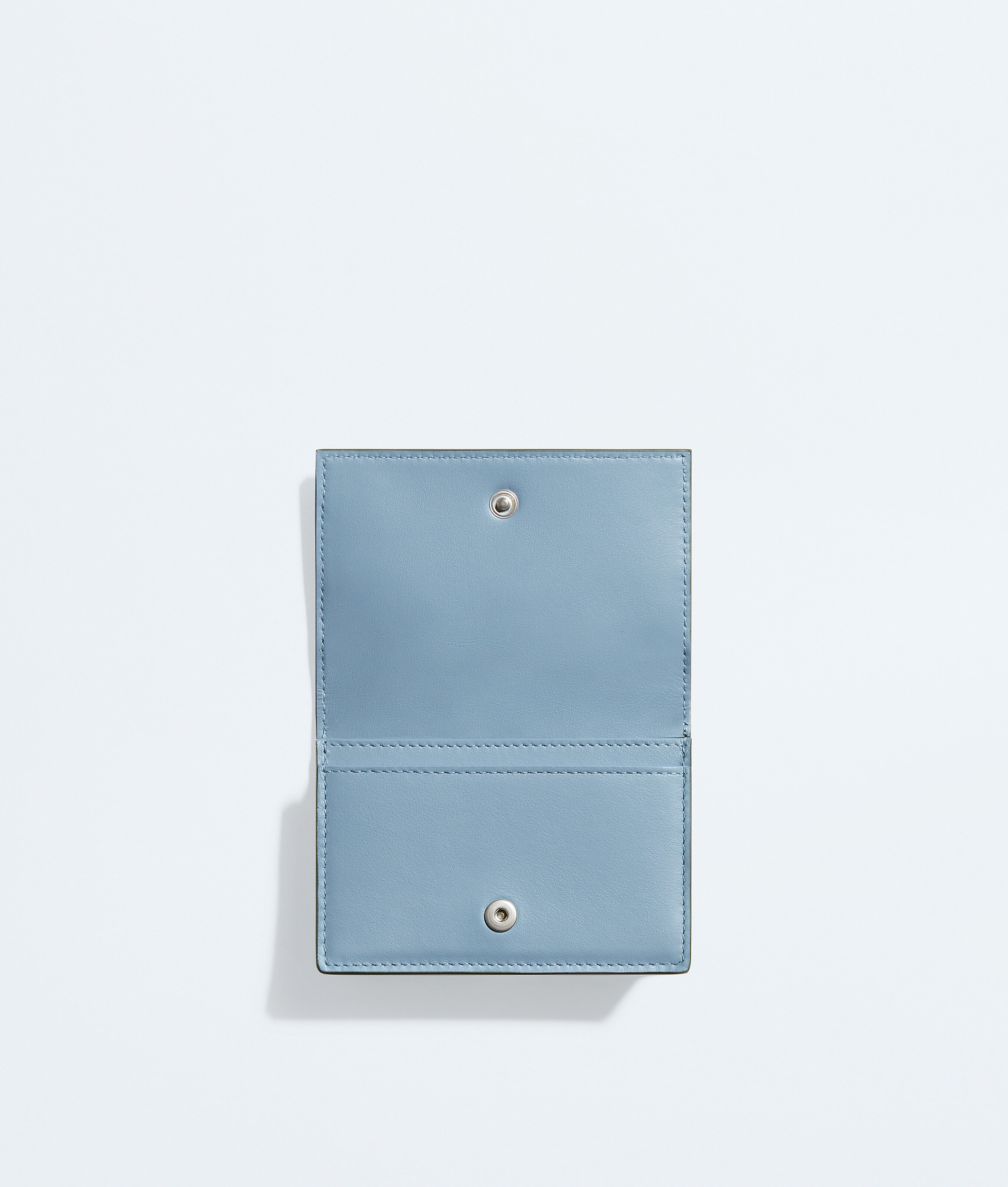 Men's Intrecciato Business Card Case in Green tweed/mineral Bottega Veneta Macao SAR China EN - Image 2