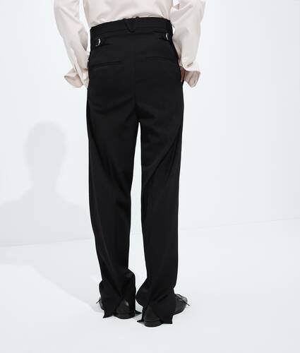 Men's Wool Grain De Poudre Pants in Double black Bottega Veneta Canada EN - Image 3