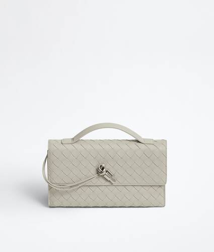 Women's Andiamo Clutch 25 in Silica gray Bottega Veneta Hong Kong SAR China EN - Image 1