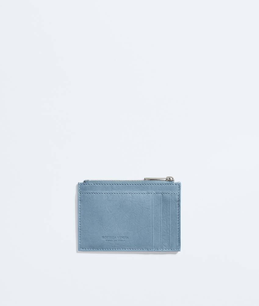 Men's Woven Mycelium Zipped Card Case  in Mineral Bottega Veneta Zimbabwe EN - Image 2