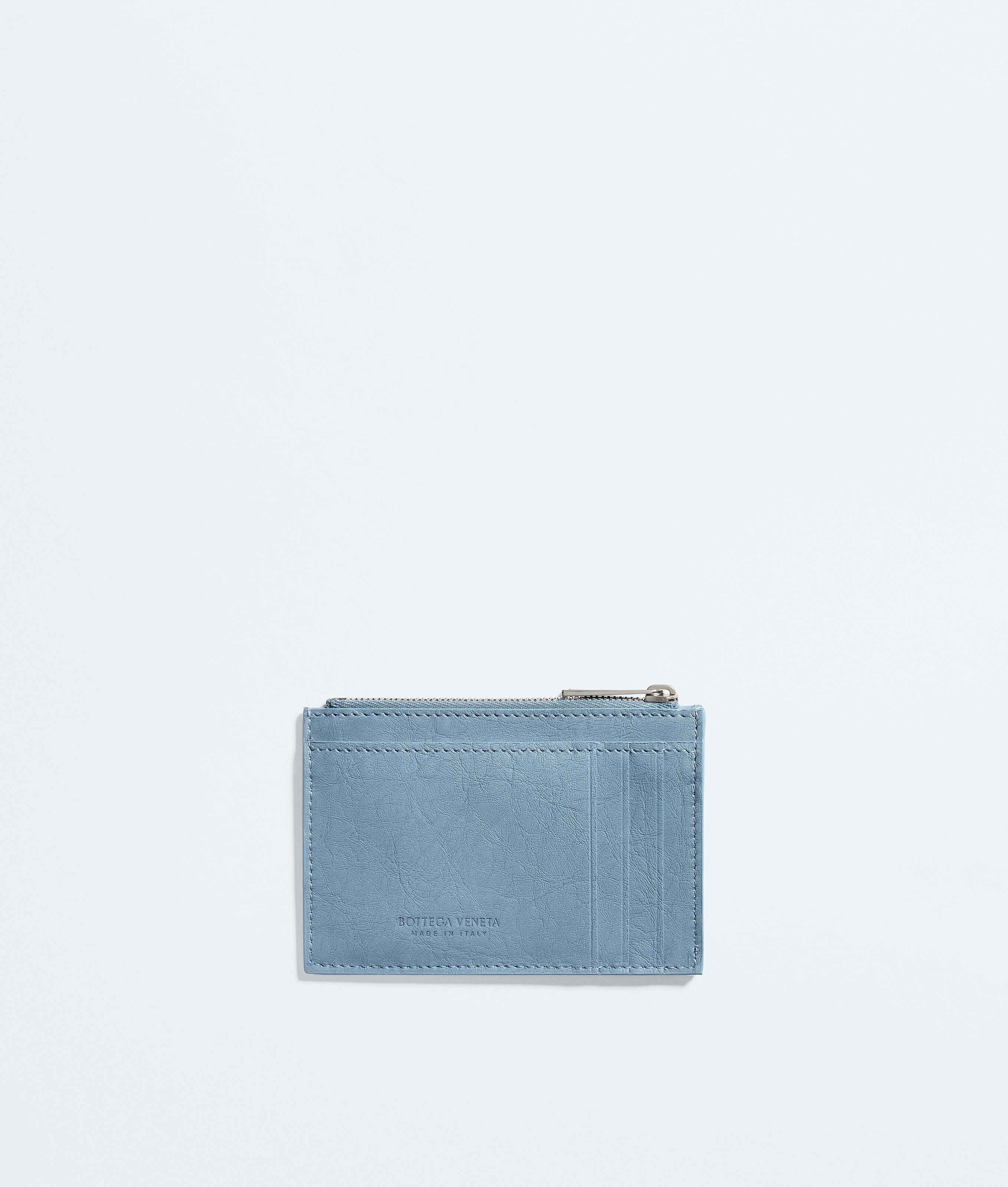 Men's Woven Mycelium Zipped Card Case in Mineral Bottega Veneta Macao SAR China EN - Image 2