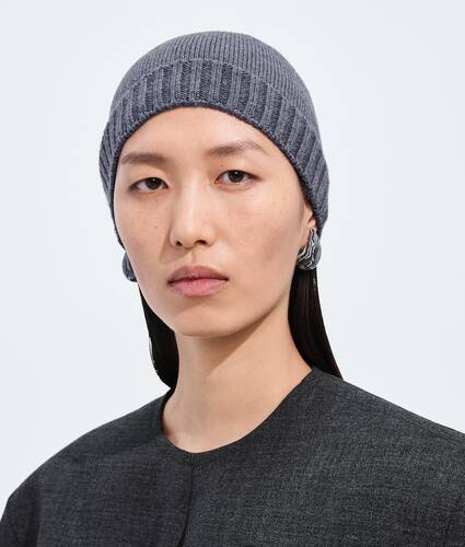 Beanie aus Wollstrick f&uuml;r Damen in Thunder Bottega Veneta Deutschland DE - Image 2