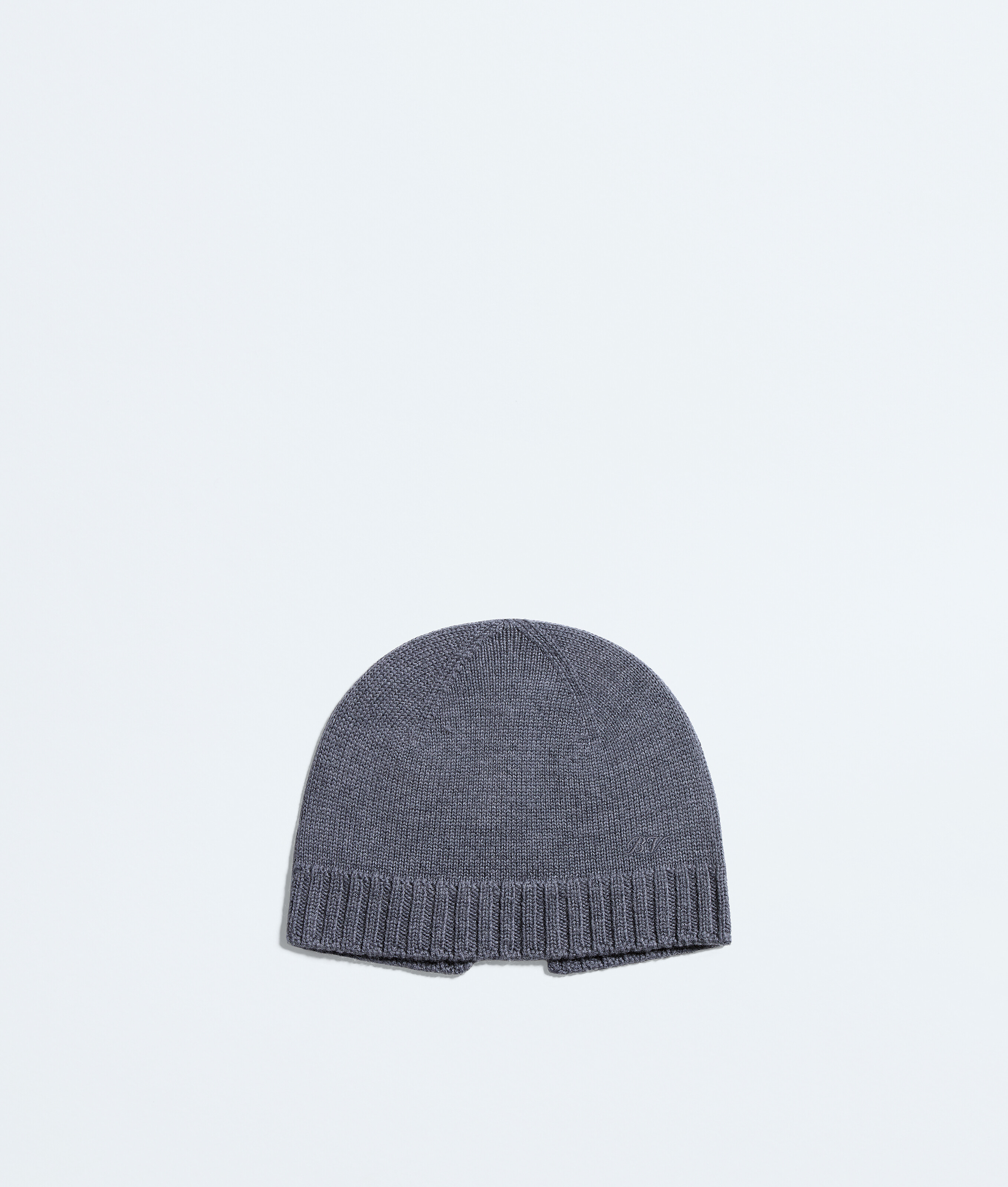 Women's Wool Knit Beanie in Thunder Bottega Veneta Luxembourg EN - Image 2