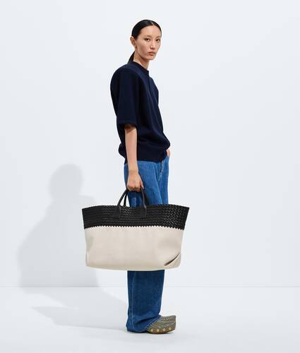 Cabat Mare grande da Uomo in Natural/black Bottega Veneta Italia IT - Image 5