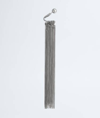 Women's Fringes Single Earring in Silver Bottega Veneta Mexico EN - Image 1