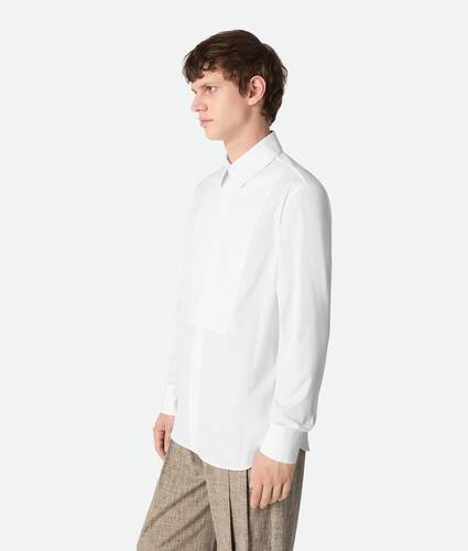 Plastron-Hemd aus Popeline