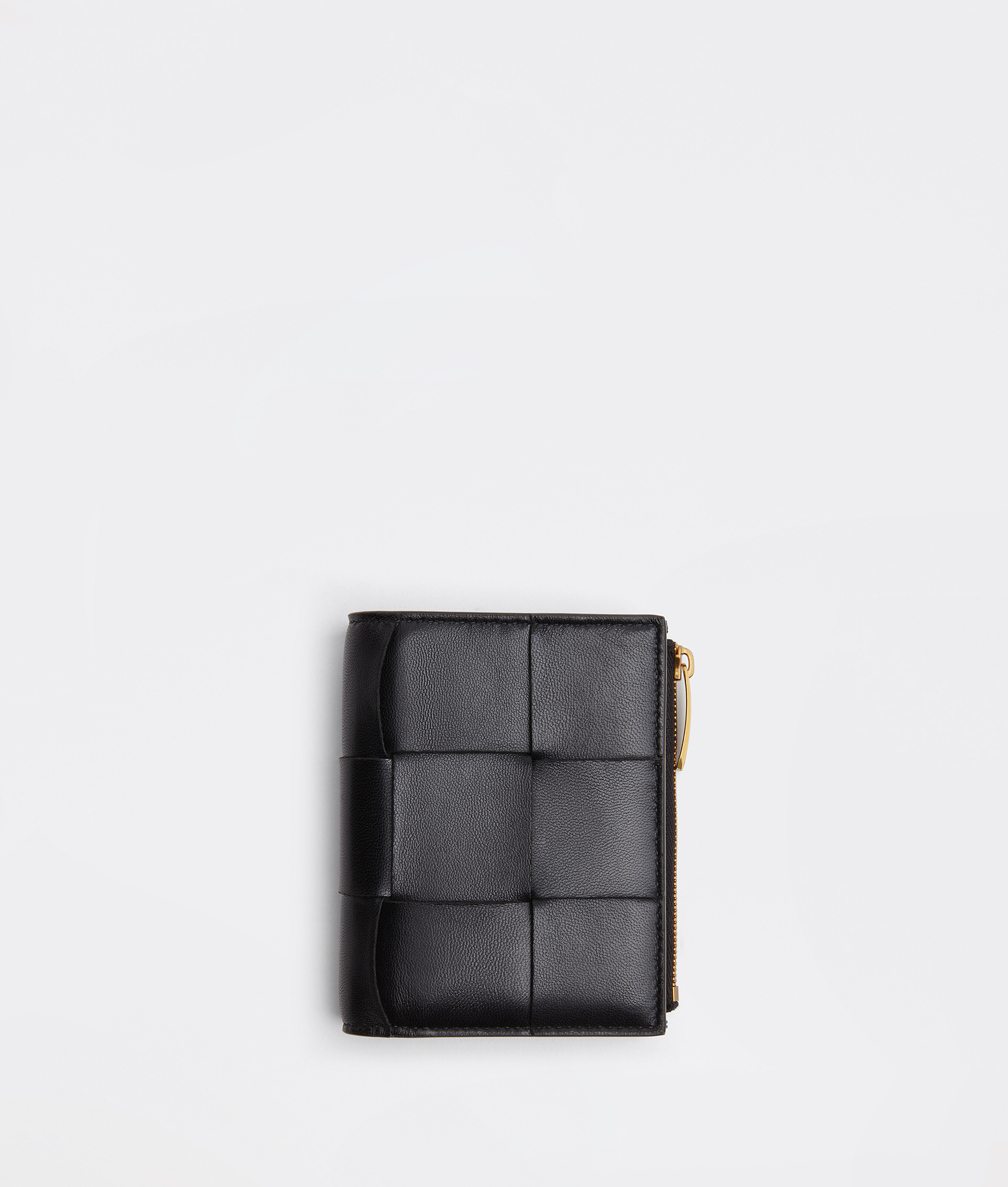Women's Cassette Small Bi-Fold Wallet in Black Bottega Veneta Hong Kong SAR China EN - Image 1