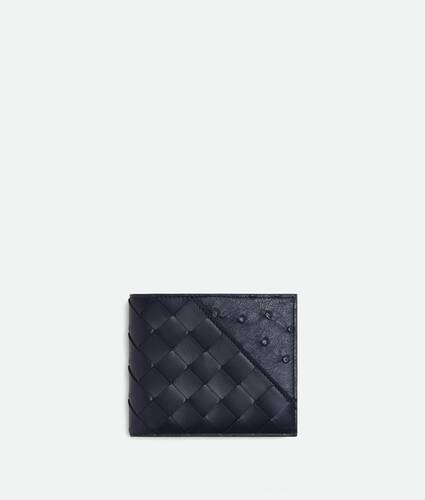 Intrecciato Diagonal Bi-Fold Wallet