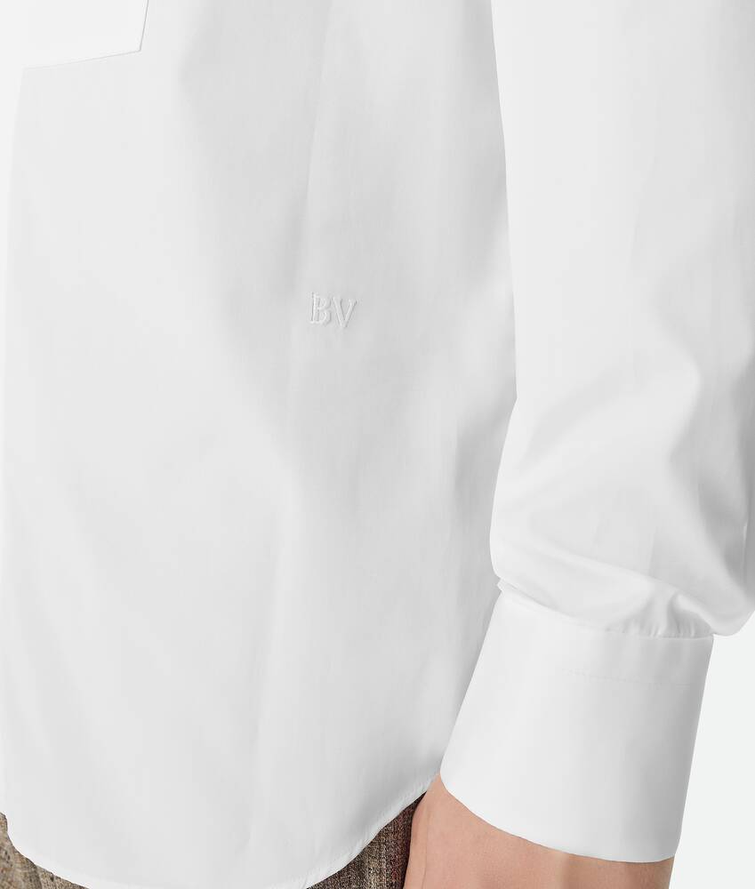 Display a large version of the product image 4 - Poplin Plastron Shirt