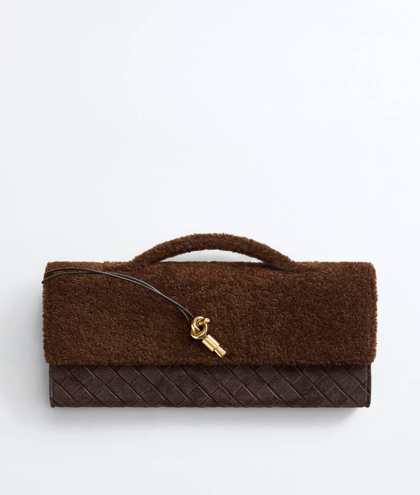 Andiamo Clutch in Fondant/gingerbread