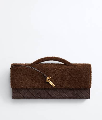 Women's Andiamo Clutch in Fondant/gingerbread Bottega Veneta Macao SAR China EN - Image 1