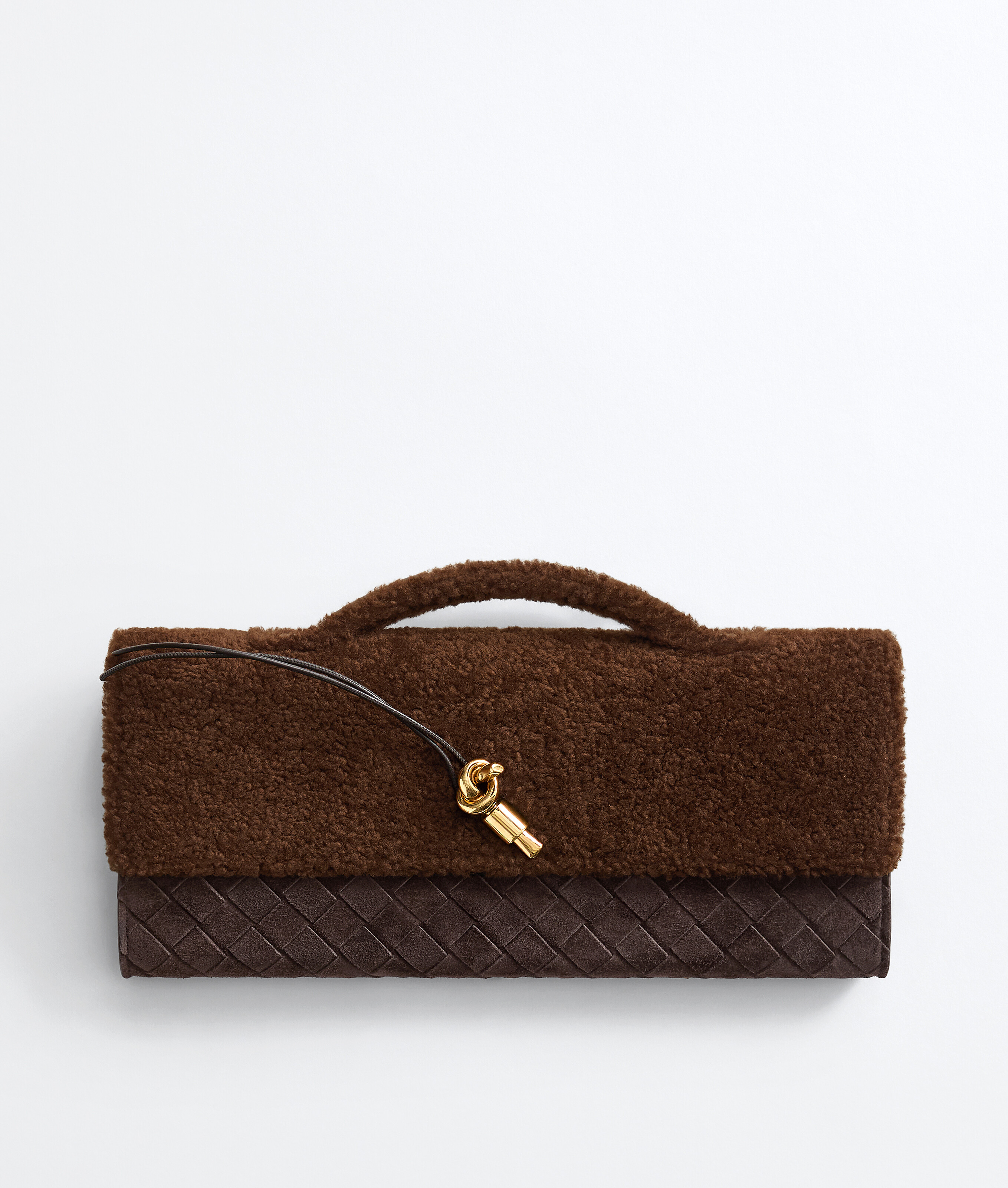 Women's Andiamo Clutch in Fondant/gingerbread Bottega Veneta Luxembourg EN - Image 1