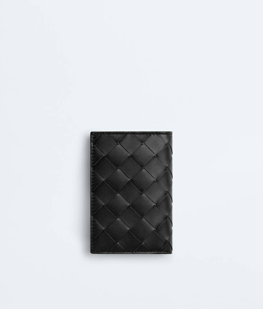 Men's Intrecciato Flap Card Case in Black grass Bottega Veneta Canada EN - Image 3