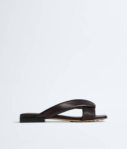 Women's Riva Flat Mule in Espresso Bottega Veneta Spain EN - Image 1