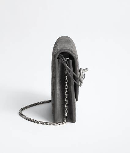 Andiamo Pouch mit Riemen f&uuml;r Damen in Obsidian grey Bottega Veneta Schweiz DE - Image 2