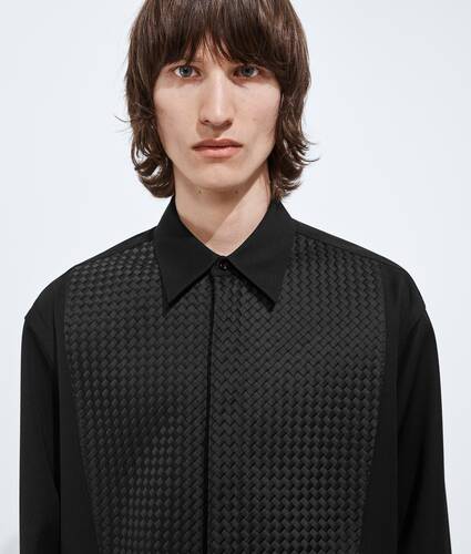 ウール グレインドプードル シャツ のために メンズ で ダブルブラック Bottega Veneta 日本 JA - Image 4