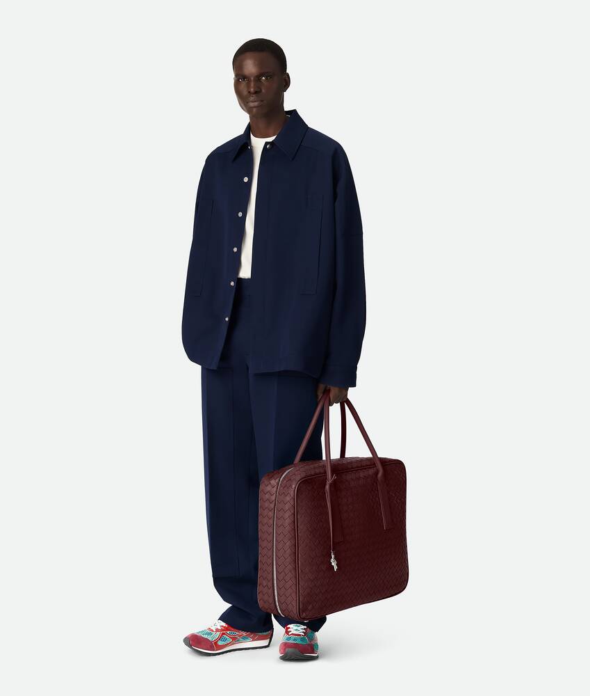 Men's Large Getaway Weekender in Madder brown Bottega Veneta United Kingdom EN - Image 2