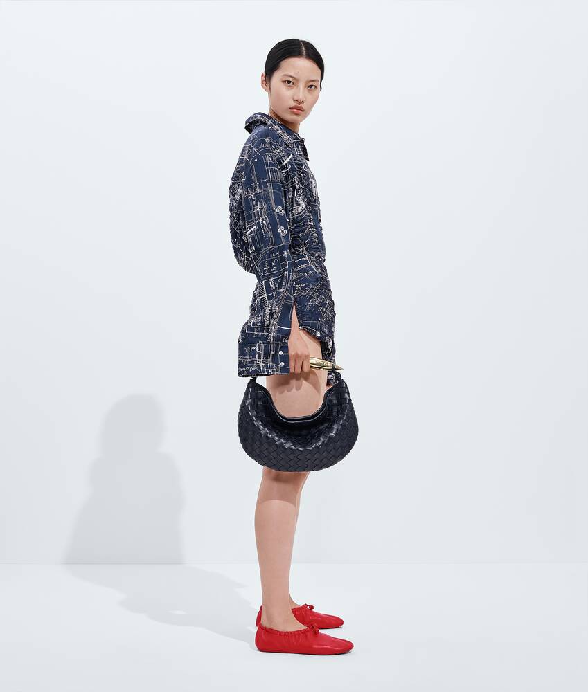 Women's Sardine in Midnight Bottega Veneta Latvia EN - Image 2