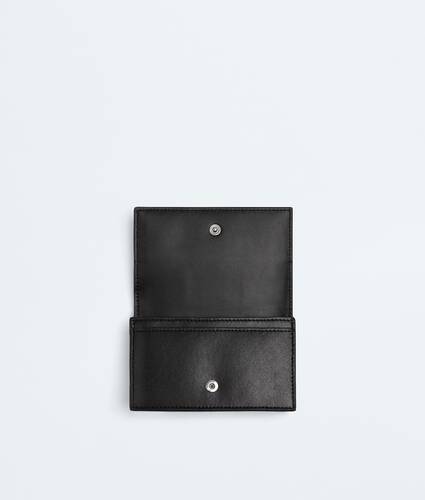 Men's Cassette Business Card Case in Black Bottega Veneta Brazil EN - Image 2
