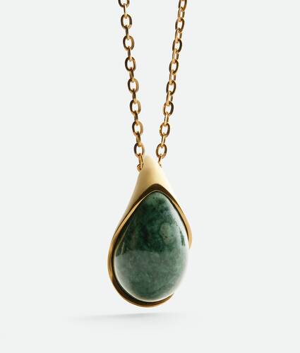 Drop Marble Pendant Necklace