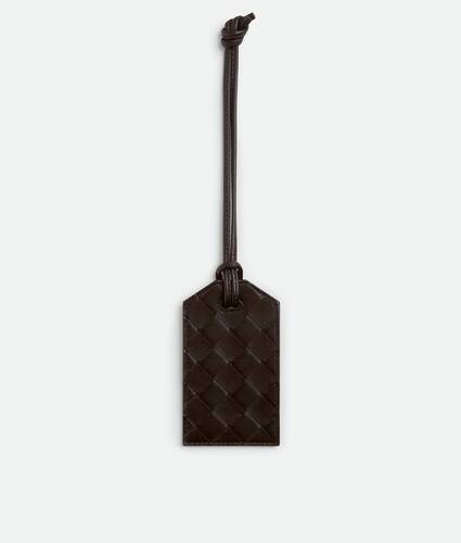 Men's Intrecciato Tag Holder On Strap in Fondant Bottega Veneta United States EN - Image 1