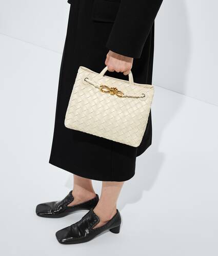 Women's Small Andiamo in Sea salt Bottega Veneta Netherlands EN - Image 6