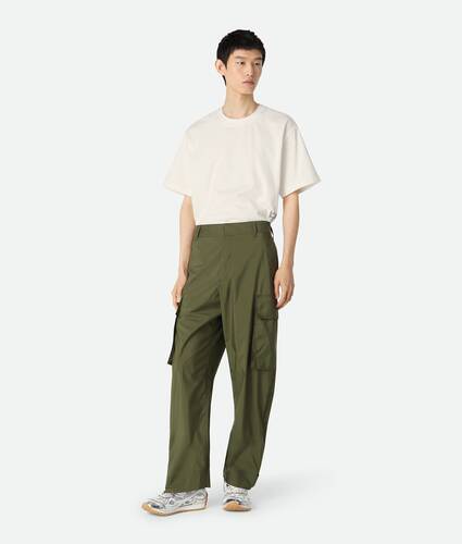 Men's Nylon Cargo Trousers in Shrub Bottega Veneta Macao SAR China EN - Image 1