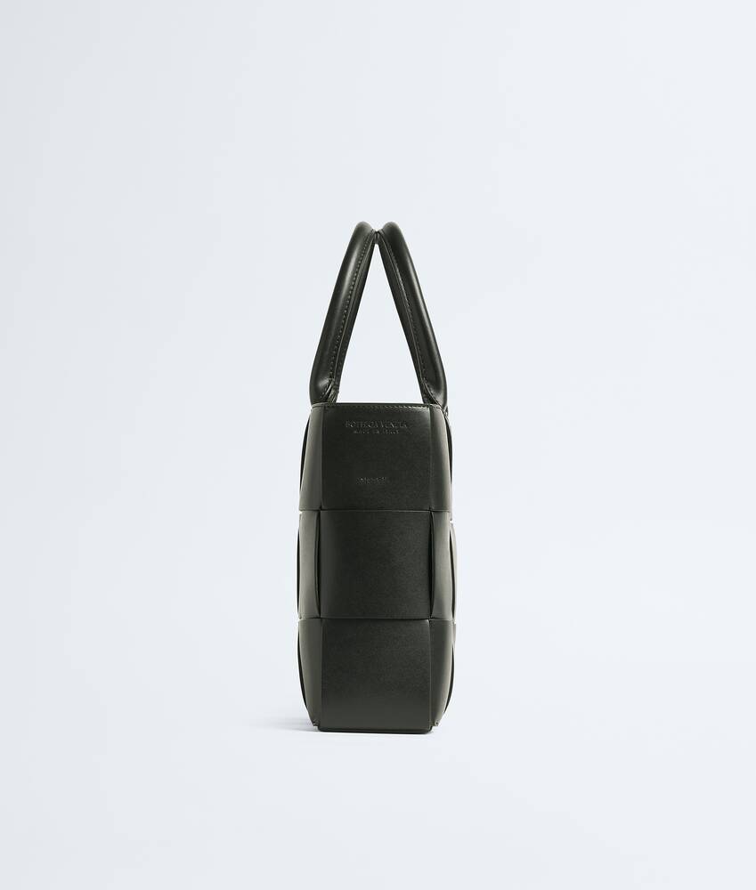 Men's Small East-West Arco Tote in Dark green Bottega Veneta Japan EN - Image 4