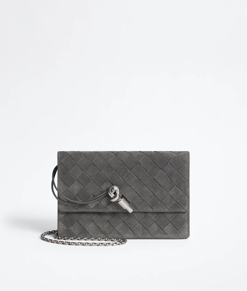 Andiamo Pouch on Strap in Obsidian Gray