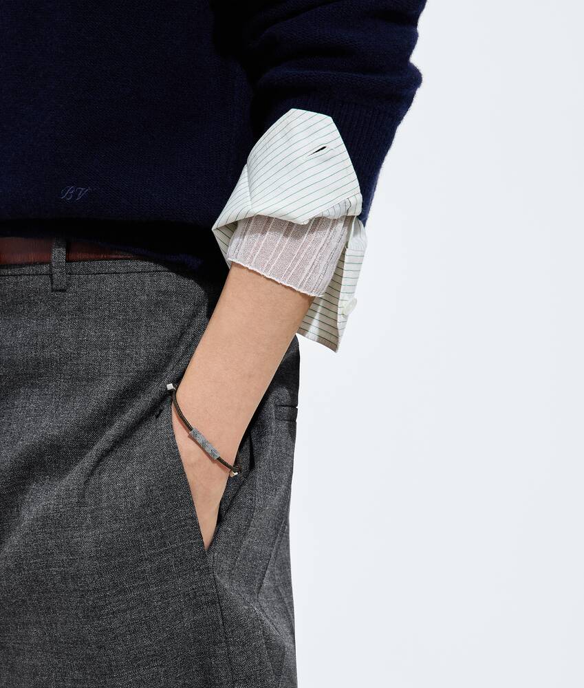 Men's Veneta Bracelet in Espresso Bottega Veneta Netherlands EN - Image 2