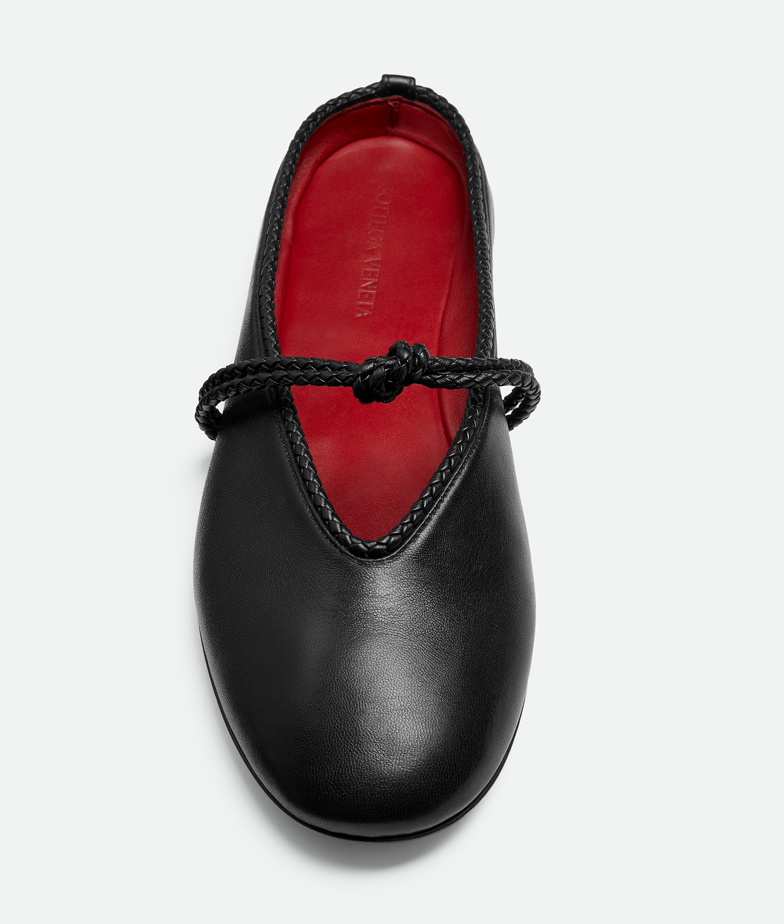 Women's Rosa Mary-Jane Ballerina in Black Bottega Veneta Luxembourg EN - Image 4