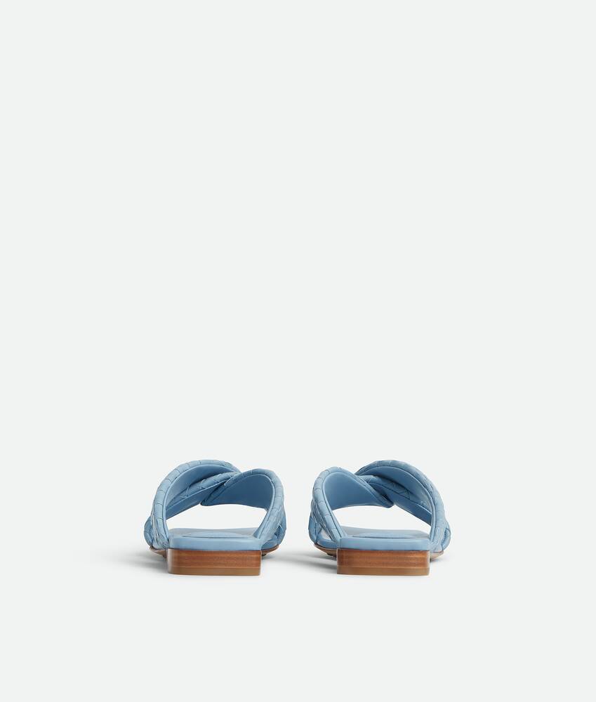 Women's Riva Flat Mule in New ice Bottega Veneta United States EN - Image 4