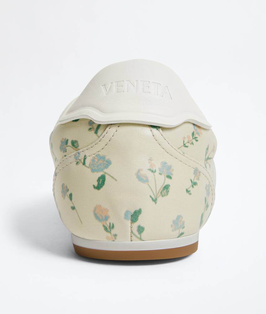Women's Shot Sneaker in Parchment/peach/blue Bottega Veneta United Arab Emirates EN - Image 3
