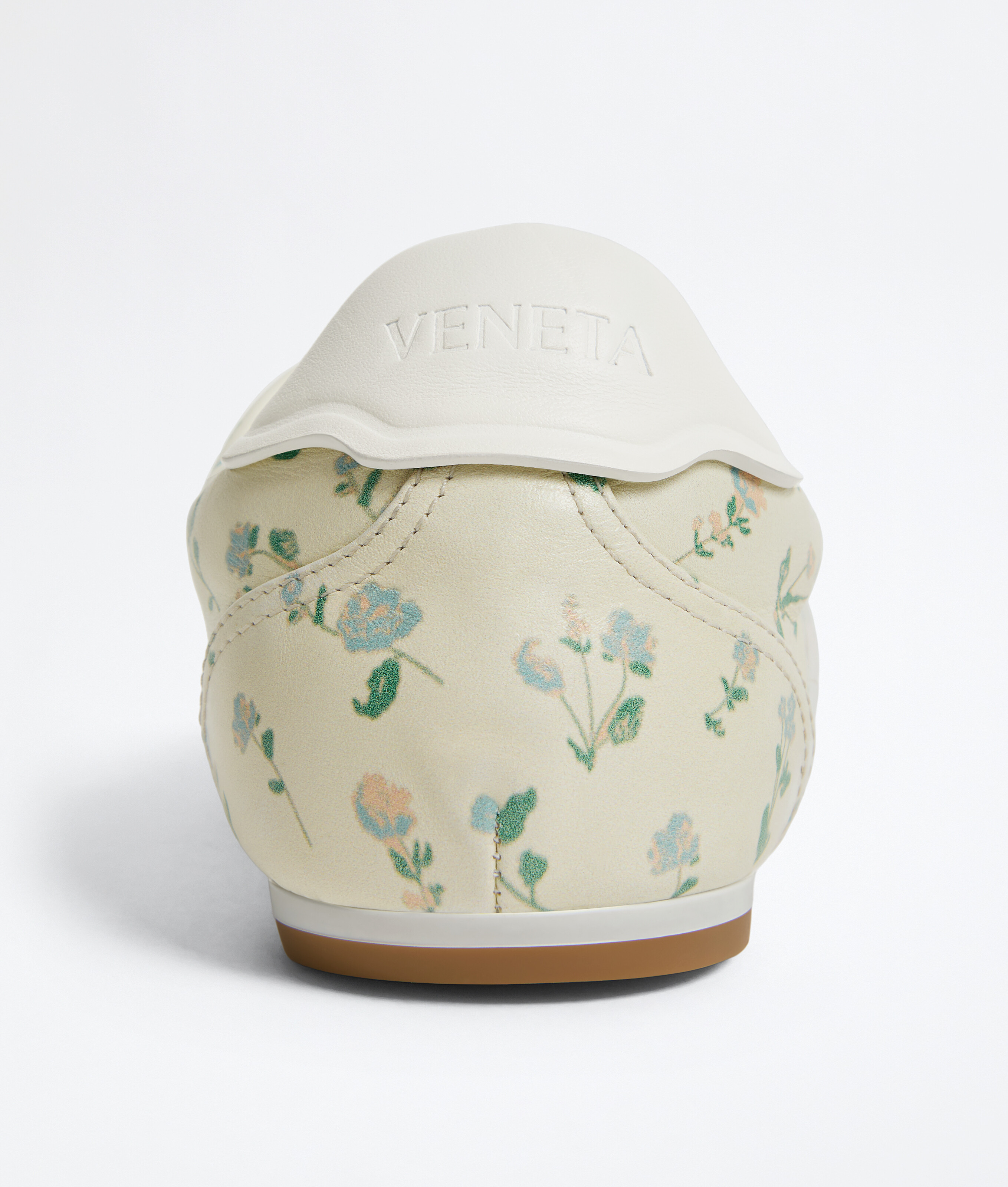 Women's Shot Sneaker in Parchment/peach/blue Bottega Veneta Luxembourg EN - Image 3