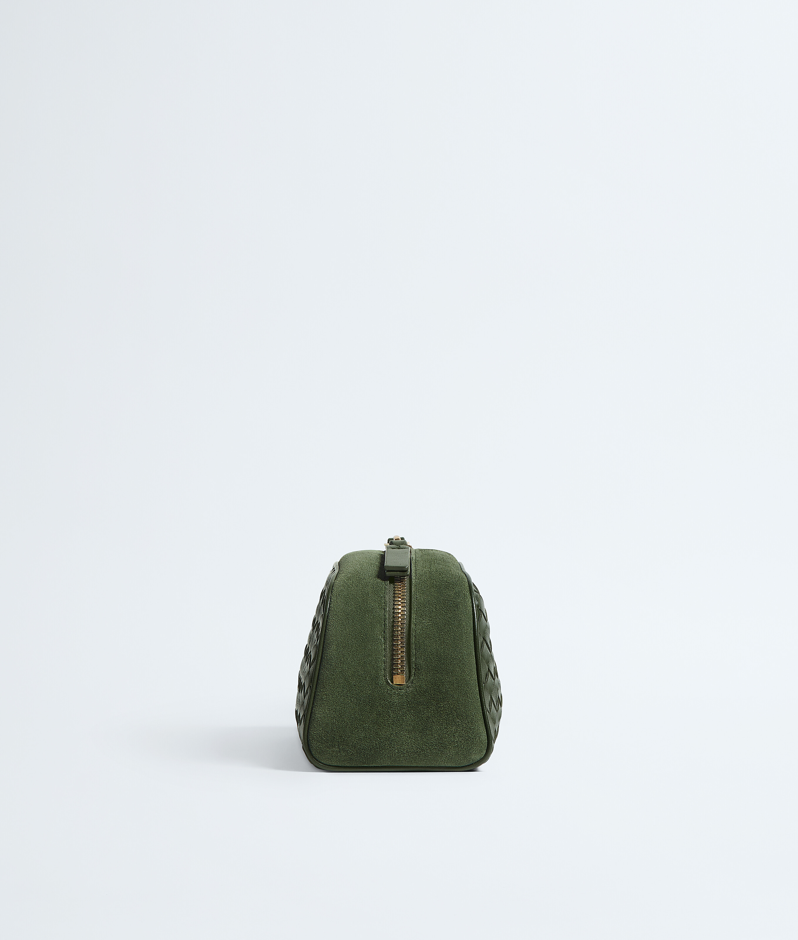 Women's Small Nodo Pouch in Green tweed Bottega Veneta Zimbabwe EN - Image 3