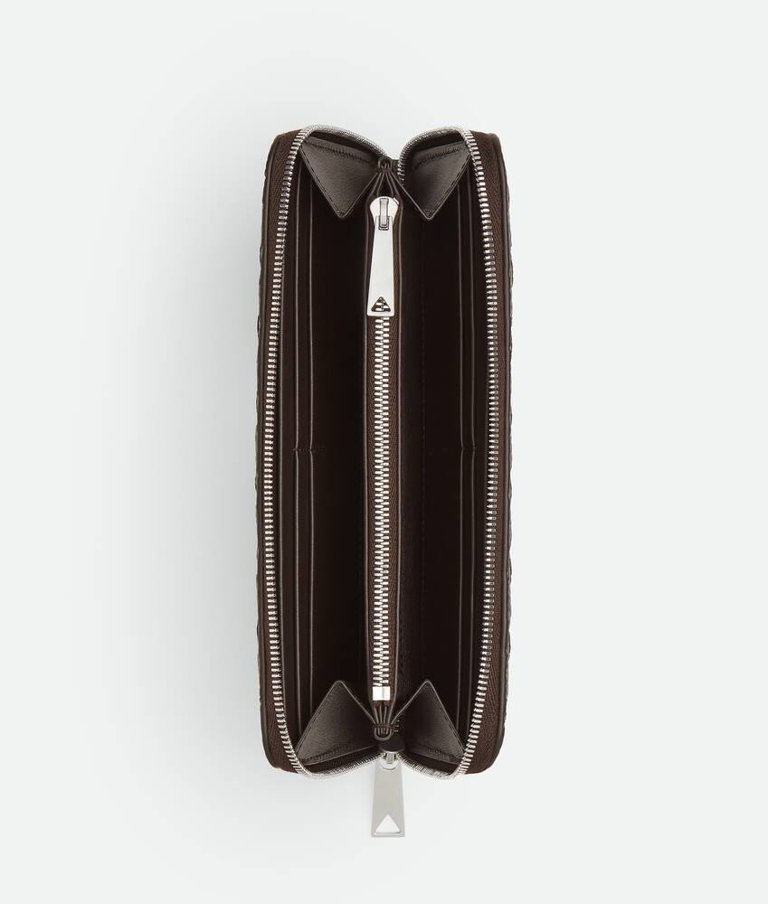 Men's Intrecciato Zip Around Wallet in Fondant Bottega Veneta United Kingdom EN - Image 2