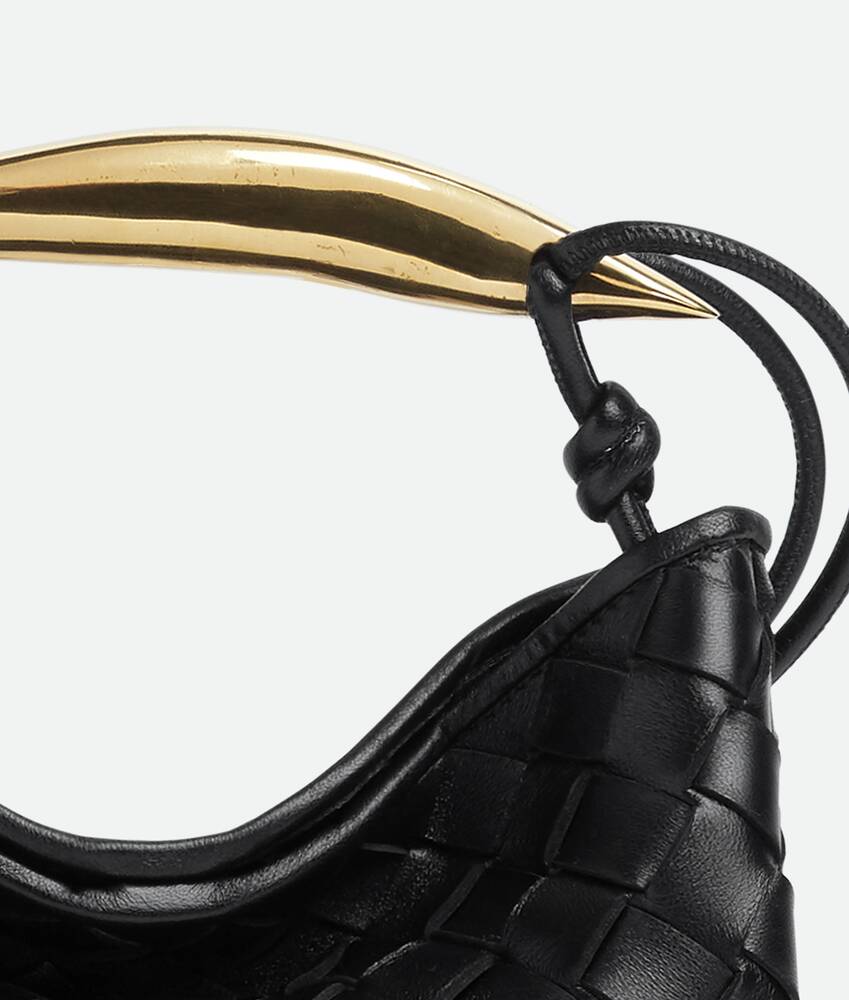 Women's Baby Sardine in Black Bottega Veneta Italy EN - Image 6